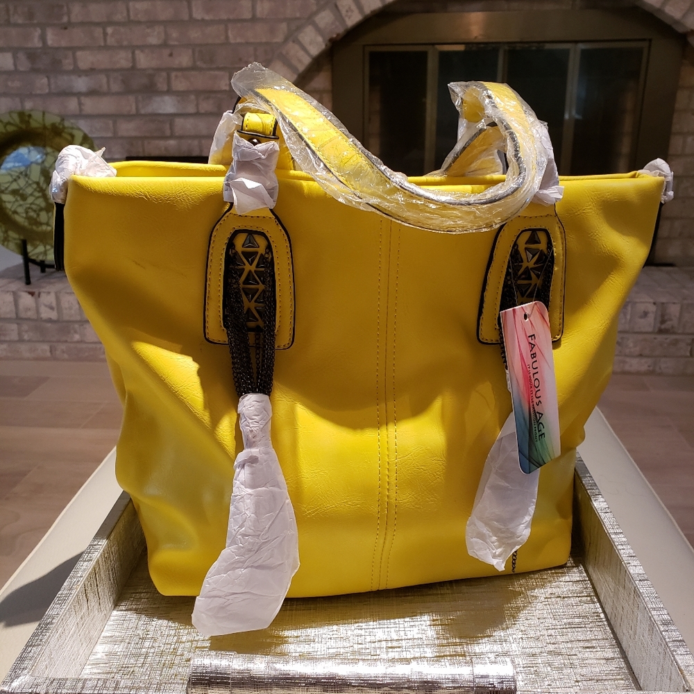 Beautiful Bright Yellow Purse